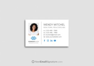 HTML email signature